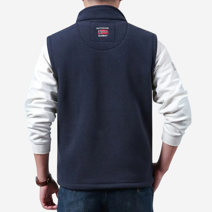 Herren Fleece Outdoor Weste - Kaspar