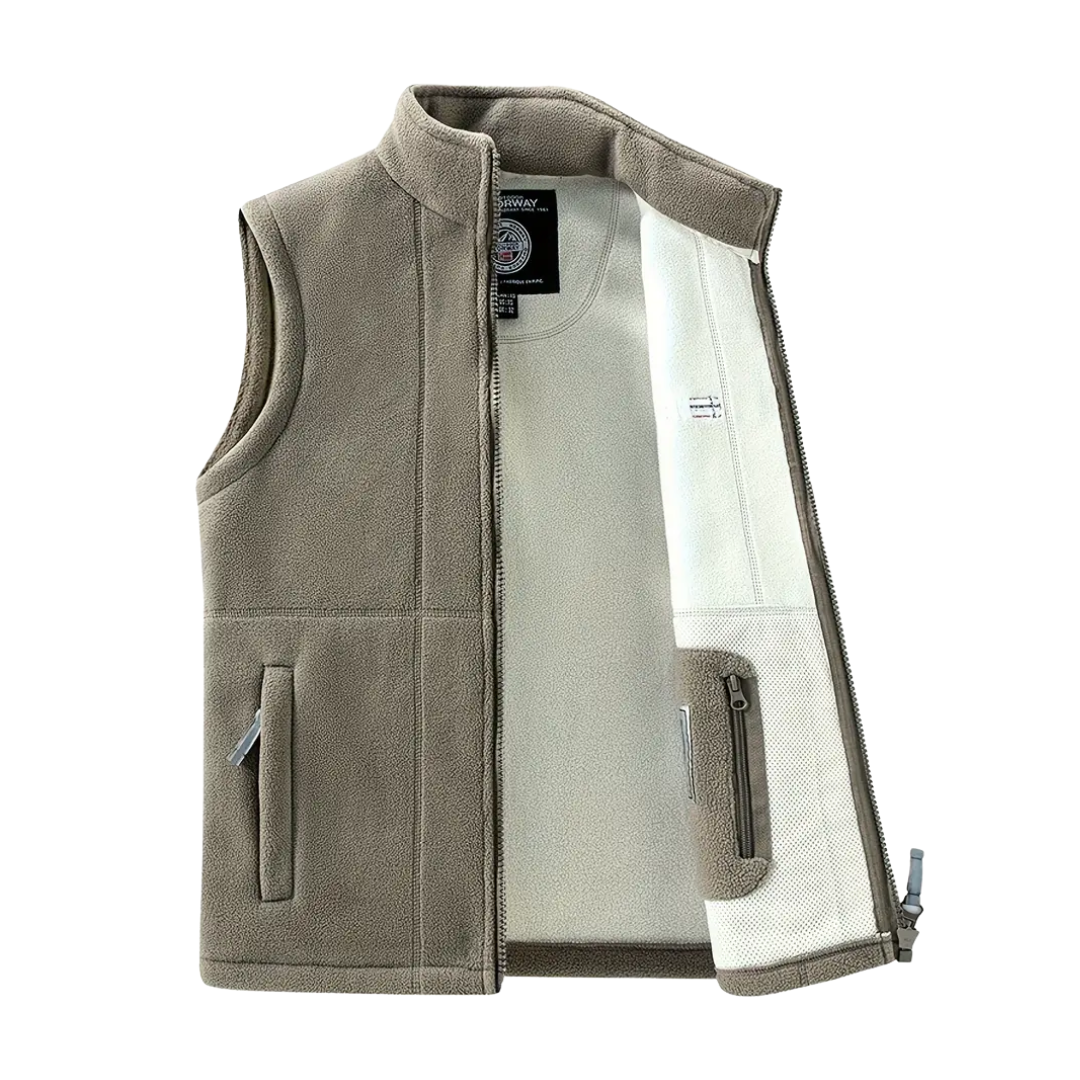 Herren Fleece Outdoor Weste - Kaspar