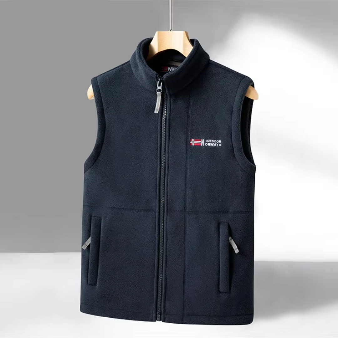 Herren Fleece Outdoor Weste - Kaspar