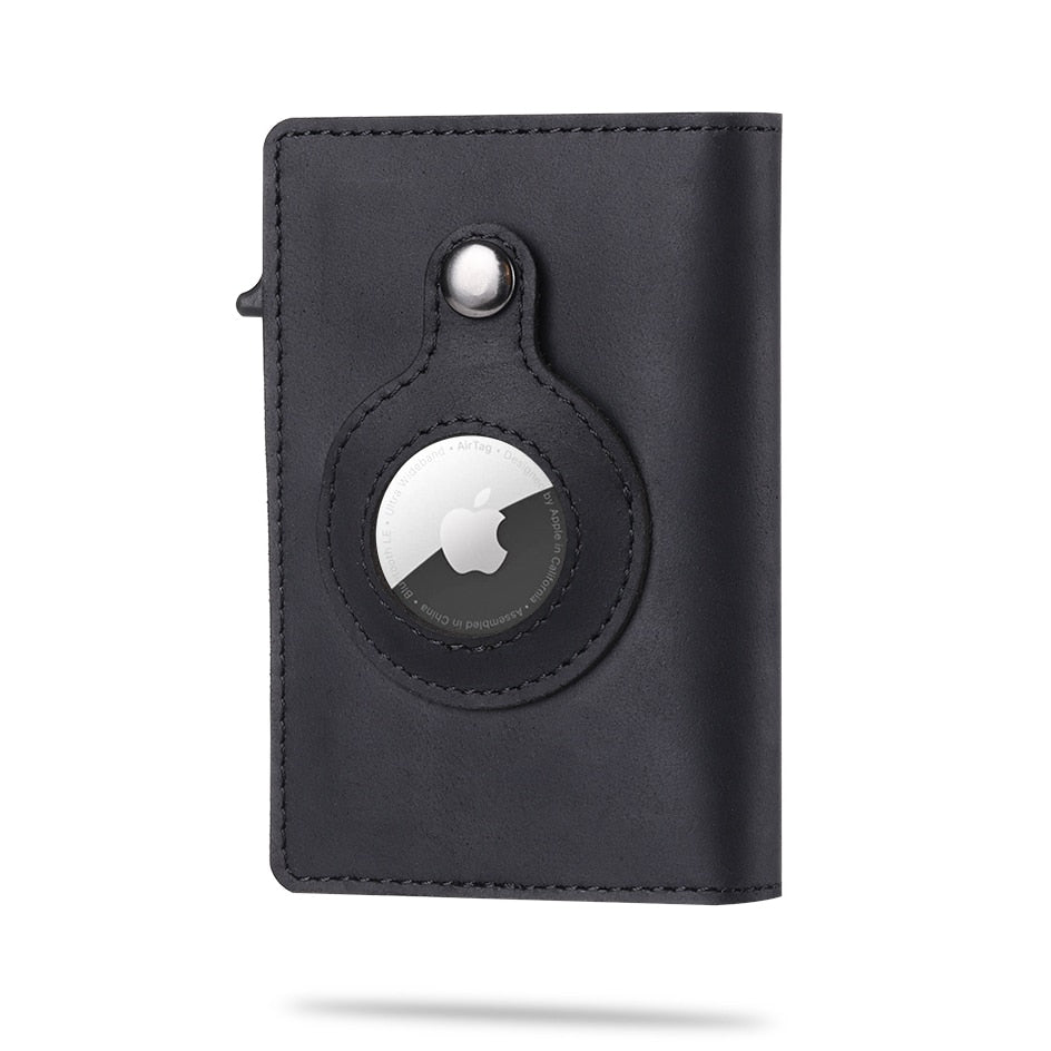 Mit der sicheren und stilvollen Apple AirTag-Geldbörse können Sie beruhigt sein