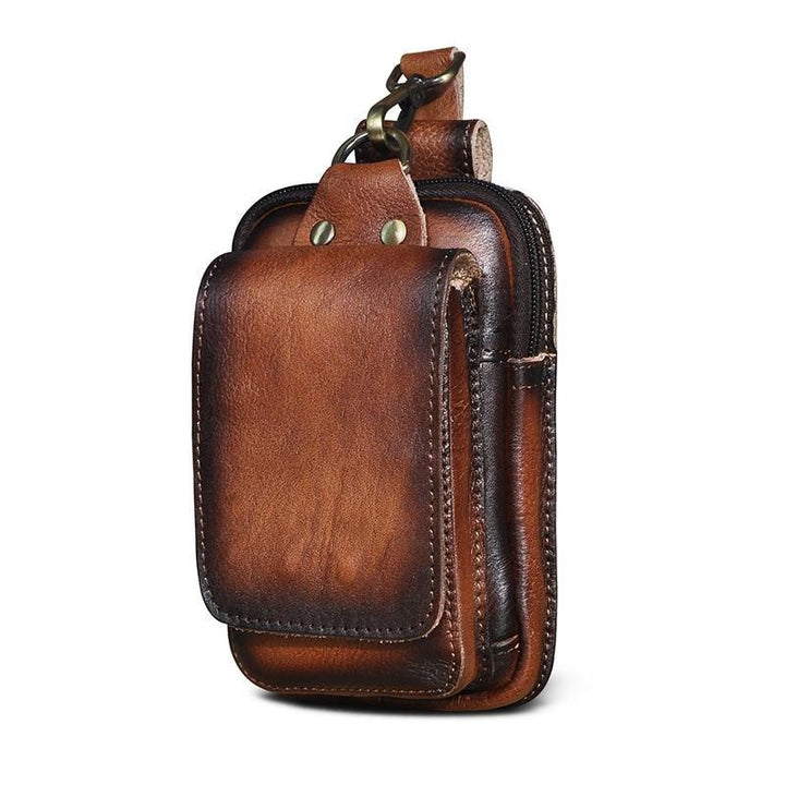 Echtleder Herren-Gürteltasche